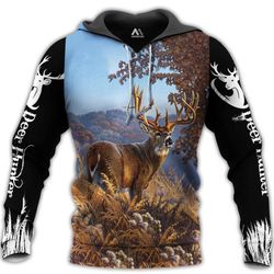 Deer Hunting Camo 3D All Over Printed Hoodie BT241249