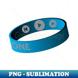 Wristband Player - One - Unique Sublimation PNG Download - Capture Imagination with Every Detail