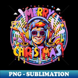Merry Christmas from 60s Wonderland - Digital Sublimation Download File - Instantly Transform Your Sublimation Projects