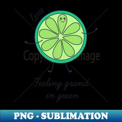 Kawaii lime - Elegant Sublimation PNG Download - Fashionable and Fearless