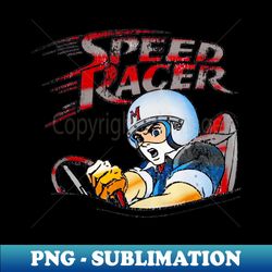 Vintage Go Speed Racer Go Go - Decorative Sublimation PNG File - Revolutionize Your Designs