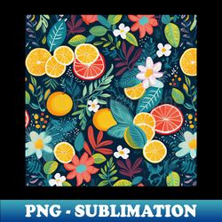 Citrus Summer - Vintage Sublimation PNG Download - Revolutionize Your Designs