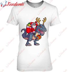 Christmas Dinosaur Tree Rex Pajamas Men Boys Xmas Lights T-Shirt, Kids Family Christmas Shirts Ideas  Wear Love, Share B