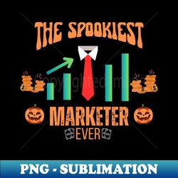 Spooky Marketer Halloween - PNG Sublimation Digital Download - Bold & Eye-catching
