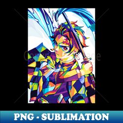 Tanjiro Demon Slayer - PNG Transparent Sublimation Design - Unlock Vibrant Sublimation Designs