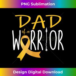 Childhood cancer awareness Dad of a warrior - Chic Sublimation Digital Download - Customize with Flair