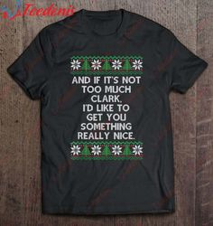 Christmas Family Winter Vacation Ugly Sweater Style T-Shirt, Funny Christmas Shirts For Family  Wear Love, Share Beauty