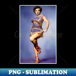 Marilyn Monroe in a Potato Sack Print - High-Resolution PNG Sublimation File - Create with Confidence