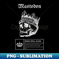 King Vintage Mastodon - Elegant Sublimation PNG Download - Unlock Vibrant Sublimation Designs
