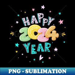 Happy New Year 2024Dragon - Artistic Sublimation Digital File - Perfect for Sublimation Art
