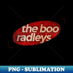 The Boo Radleys - simple red elips vintage - Special Edition Sublimation PNG File - Fashionable and Fearless
