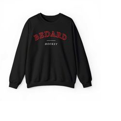 Connor Bedard 'Bedard' Chicago Blackhawks Comfort Premium Crewneck Sweatshirt, vintage, retro, men, women, cozy, comfy