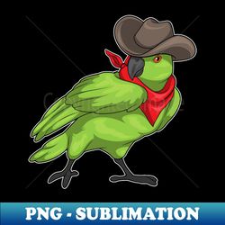 Parrot Cowboy Cowboy hat - Signature Sublimation PNG File - Perfect for Creative Projects