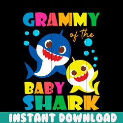 Grammy Of The Baby Shark Svg, Trending Svg, Baby Shark Svg, Shark Svg, Grammy Shark Svg, Grammy Svg, Grandma Shark Svg,
