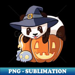 Panda on a Pumpkin - Exclusive Sublimation Digital File - Perfect for Personalization