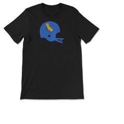 Vintage California Football Helmet State Outline Retro Style T-shirt, Sweatshirt & Hoodie