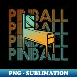 pinball machine - stylish sublimation digital download - unleash your inner rebellion