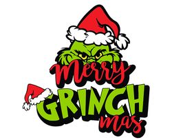 Grinch Christmas SVG, christmas svg, grinch svg, grinchy green svg, funny grinch svg, cute grinch svg, santa hat svg 53