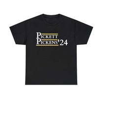New 'Pickett Pickens' 24 Pittsburgh Steelers Football T-Shirt
