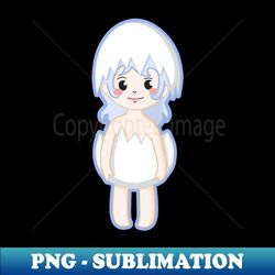 Adorable Violet Girl - PNG Transparent Digital Download File for Sublimation - Revolutionize Your Designs