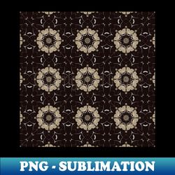 star shaped black and white pattern - welshdesignstp002 - elegant sublimation png download - bold & eye-catching