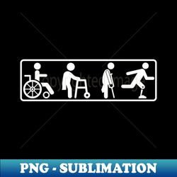 Leg Amputee Evolution Amputation Prosthetic Leg Disability Wheelchair Arm Amputee Amputee Humor Amputee - Premium Sublimation Digital Download - Fashionable and Fearless