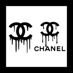 Chanel Dripping svg,Chanel logo svg,Chanel svg,Brand Logo SVG, Logo Cutting File for Cricut