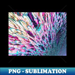 Fractal seaweed - bubblegum - PNG Transparent Sublimation Design - Unlock Vibrant Sublimation Designs