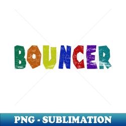 Bouncer Colour Style - Sublimation-Ready PNG File - Perfect for Sublimation Art