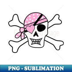 Pink Bandana Pirate Skull And Crossbones Black Jack Jolly Roger - Special Edition Sublimation PNG File - Add a Festive Touch to Every Day