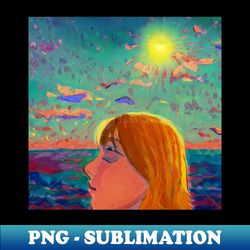 Girl with the Sun in Her Eyes - Trendy Sublimation Digital Download - Defying the Norms