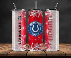 Indianapolis Colts Christmas Tumbler Png, NFL Merry Christmas Png, NFL, NFL Football Png 47