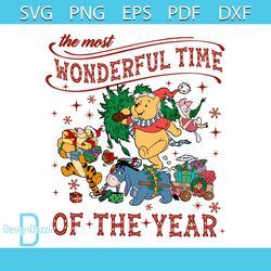 Winnie The Pooh The Most Wonderful Time Of The Year PNG