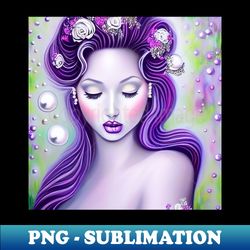 Vision of a Woman - PNG Transparent Digital Download File for Sublimation - Stunning Sublimation Graphics