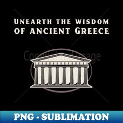 Unearth the wisdom of ancient Greece Greek Myths - Elegant Sublimation PNG Download - Instantly Transform Your Sublimation Projects