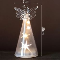 Wedding Decoration Accessories Drop, Angel Fairy Glass Light Nordic Night Light Kawaii Decor, Ornaments for Home Living
