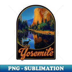Yosemite National Park USA - Sublimation-Ready PNG File - Perfect for Personalization