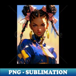 Street Fighter - Chun-Li - 0001 - Trendy Sublimation Digital Download - Bring Your Designs to Life