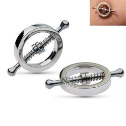 **Sensual Bliss:** Explore with 1 Pair Adjustable Thorn Nipple Clamps - Adult BDSM Fetish Sex Toys