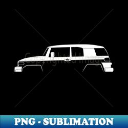 Toyota FJ Cruiser Silhouette - Vintage Sublimation PNG Download - Instantly Transform Your Sublimation Projects