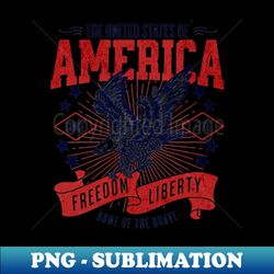 United States of America - Signature Sublimation PNG File - Transform Your Sublimation Creations