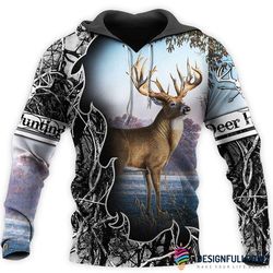 deer hunting gift deer hunting black grey camo personalized us unisex size hoodie ch