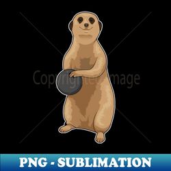 Meerkat Bowling Bowling ball - Instant Sublimation Digital Download - Bring Your Designs to Life