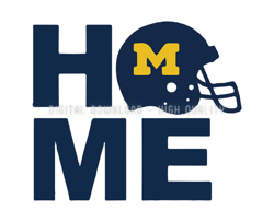 Michigan Wolverines Rugby Ball Svg, ncaa logo, ncaa Svg, ncaa Team Svg, NCAA, NCAA Design 42