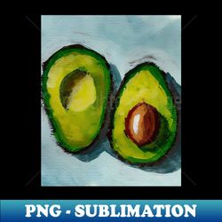 Avocado Sketch Hand Drawn Art - Premium Sublimation Digital Download - Instantly Transform Your Sublimation Projects