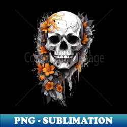 sketch of a skull - Exclusive PNG Sublimation Download - Unleash Your Inner Rebellion