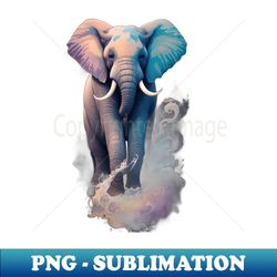 Watercolor Elephant - High-Quality PNG Sublimation Download - Stunning Sublimation Graphics