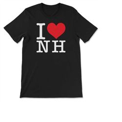 I Love New Hampshire Show Your Love for Your Home State Heart T-shirt, Sweatshirt & Hoodie