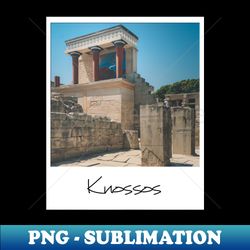 Knossos - Digital Sublimation Download File - Vibrant and Eye-Catching Typography