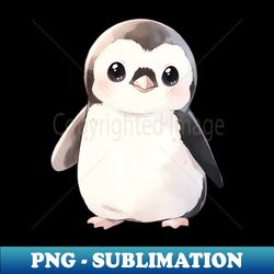 cute baby penguin - unique sublimation png download - fashionable and fearless
